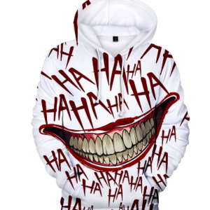 2021 Anime Smiley Haha Joker Men Hoodies Plus Size 3D Printing Funny Hoodie Casual Cotton Sweatshirt One Piece Sudadera Hombre discountshub