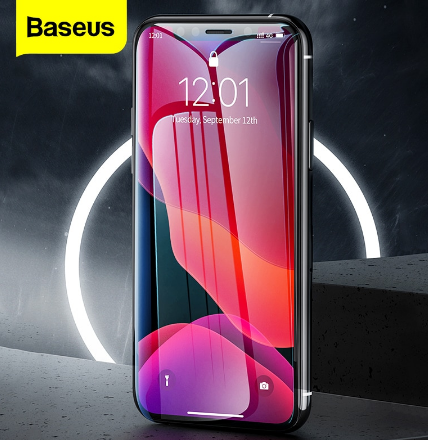 Baseus 2Pcs 0.3mm Screen Protector For iPhone 12 11 Pro Xs Max Xr X Full Cover Protective Tempered Glass For iPhone 12 Pro Max discountshub