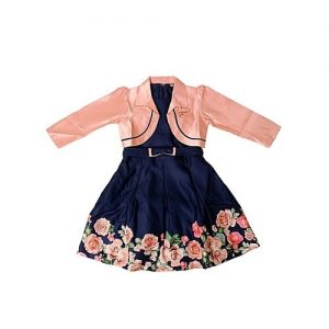 Children Cute Dress With Pink Jacket discountshub