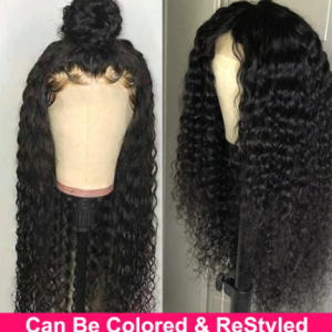 Curly Human Hair Wig Lace Front Human Hair Wigs For Black Women 30 Inch Lace closure Wig Remy 180 Peruvian Curly Wig Closure Wig discountshub