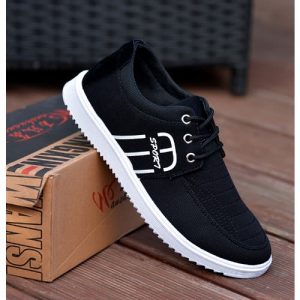 Fashion Hut Unisex Fashion Sneakers - Black discountshub