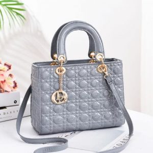 Fastshipping Letter R Pendant Handbag - Grey discountshub