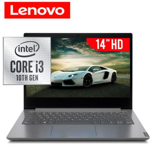 Lenovo V14-IIL Intel Core i3 10th Gen 14-inch, 4GB RAM 1TB HDD - FreeDOS - Grey + Free Bag discountshub