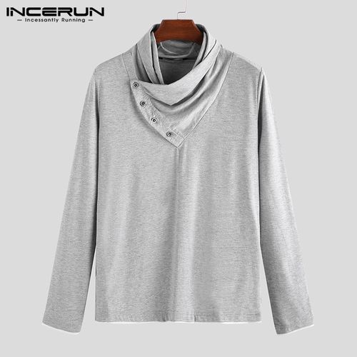 Men's Casual T-shirt - Grey discountshub