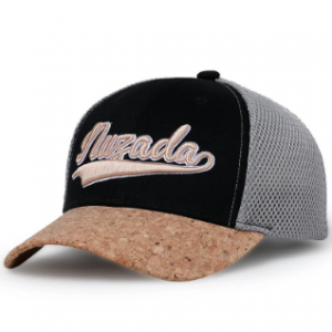 NUZADA Mens Embroidery Cotton Mesh Breathable Hat Windproof Outdoor Casual Wild Baseball Cap discountshub