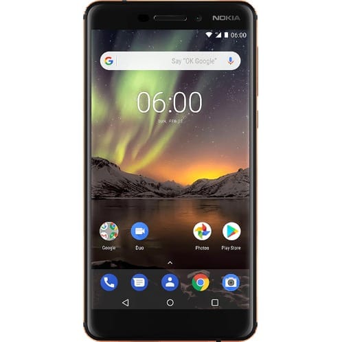 Nokia 6.1 - 2018 - 5.5" - 3GB RAM - 32GB ROM - Android 8.1 - Black discountshub