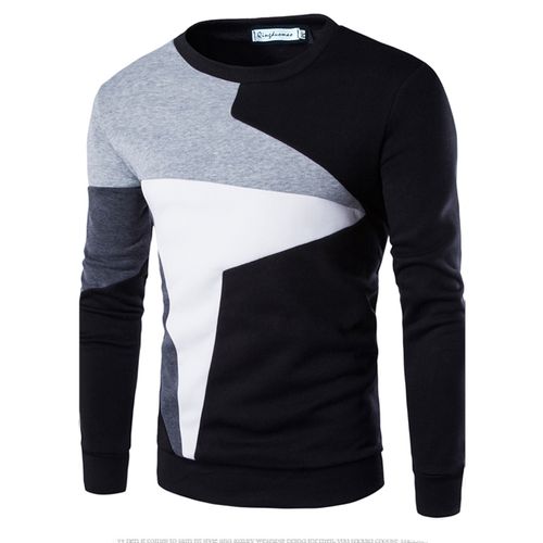 Patterned Design Long Sleeve T-Shirt discountshub
