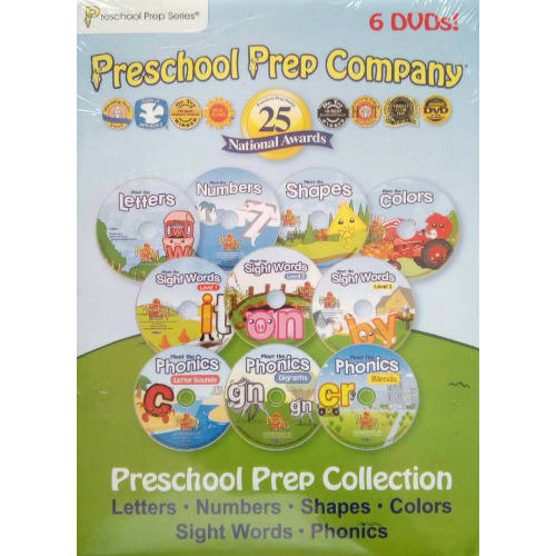 Preschool Prep Company - 6dvd Set discountshub