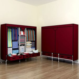 QUALITY WARDROBE +5 DRAWERS ( BIG SIZE L-185X B-45X H-172cm) discountshub