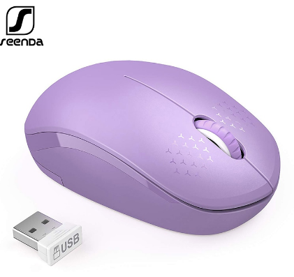 SeenDa Mini Wireless Mouse Silent Click 2.4G Mouse Wireless Ergonomic Mute Mice for Laptop Notebook Computer Optical Mause USB discountshub