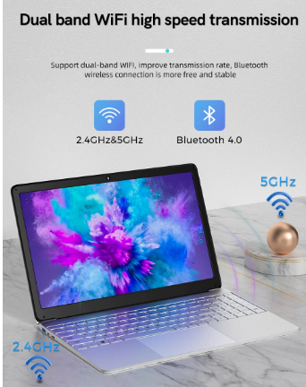 Student Notebook 15.6 Inch 6GB RAM 128GB 256GB SSD Intel j3455 Quad Core Windows 10 Laptop with RJ45 Port for Office discountshub
