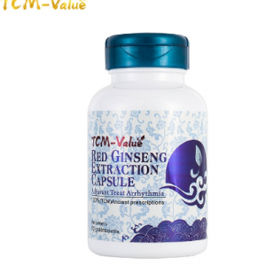 TCM-Value Red Ginseng Extraction Capsule, Adjuvant Treat Arrhythmia, Cure Ventricular premature beat and Cure Dizzy,50 capsules discountshub