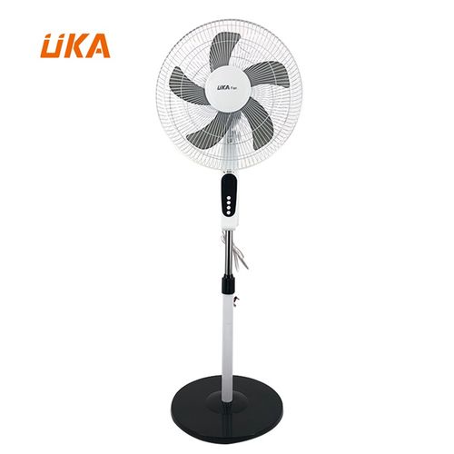 UKA 16" 5PP Blades Standing Fan (LF-KA1610 PLUS) - White/Black discountshub