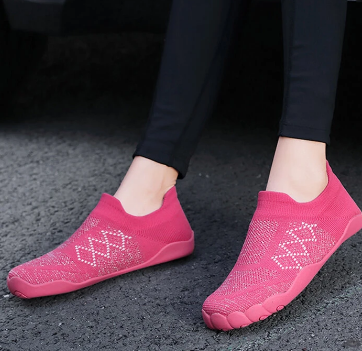 Women Casual Breathable Knitted Toe Outsole Slip On Sneakers discountshub