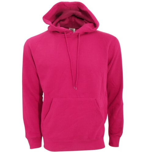 Women's Plain Pink Hoody Sweatshirt discountshub