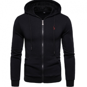 2020 New Autumn Winter Cotton Hoodied Mens Sweatshirts Solid Hoody Fleece Thick Hoodies Men Sportswear Zipper Sweatshirts Men discountshub
