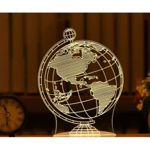 3D Colorful Multiple Back-light USB + Battery Power Indoor Light Home Decorations Bedside Lamp discountshub