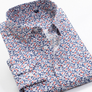 6XL 7XL 8XL 9XL 10XL SHANBAO brand oversized size men's autumn casual long-sleeved shirt geometric pattern printed classic shirt discountshub