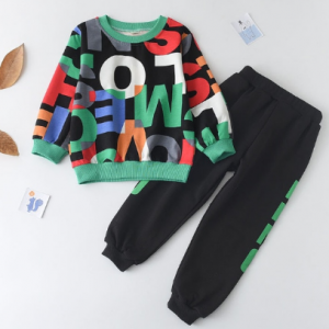 Bear Leader Boys Clothes Children's Clothing Sets 2021 Autumn Long Sleeve Active Suits Letter Print Baby Clothes 2pcs Boy Set discountshub