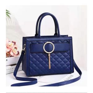 Box Mini Fashion Ladies Handbag-Blue discountshub