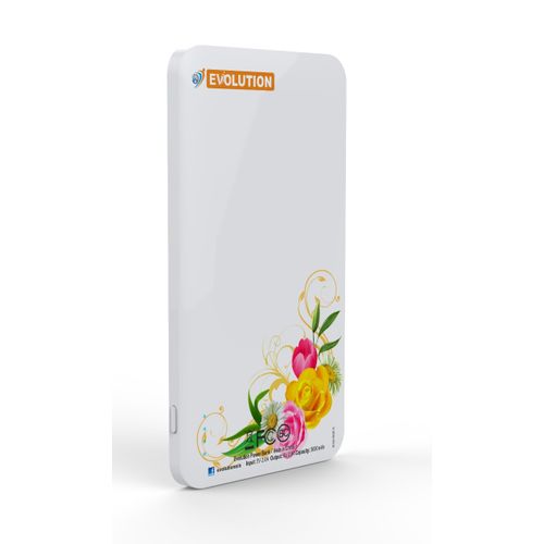 Evolution F 5,000mAh Power Bank With Inbuilt And Additional FREE Cable discountshub
