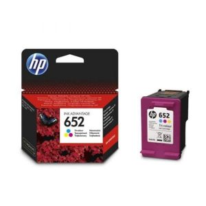 HP 652 Tri-color Original Ink Advantage Cartridge - F6V24AE discountshub