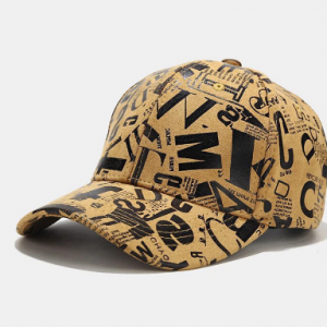 Men Cotton Graffiti Letter Pattern Casual Fashion Outdoor Sunshade Baseball Hat discountshub
