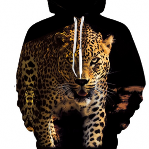 New Men Hoodies Leopard Printed Funny Animal Graphic Autumn and Winter 3d Sweatshirt for Men 2020 Streetwear Hoodie Harajuku discountshub