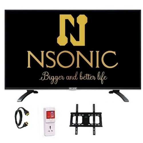 Nsonic 43-Inch-Inch Full HD LED TV + Free Hanger & TV Guard discountshub