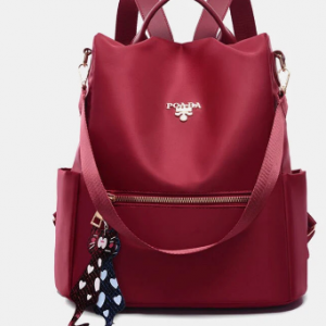 Women Nylon Large Capacity Waterproof Anti theft Travel Casual Bag Backpack discountshub