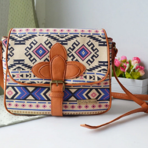 Women Retro Printing Ethnic Crossbody Bag Shoulder Bag discountshub