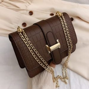 Women's Shoulder Messenger Handbags- Brown discountshub