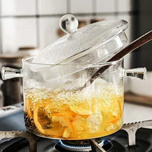 1.5 1.7L Glass Cooker Pot Electric Ceramic Stove Heating Bowl Kitchen Cooking Tool discountshub