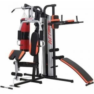 DF 3 Station Multi-Gym Training Machine With Sit-up & Punching Bag discountshub