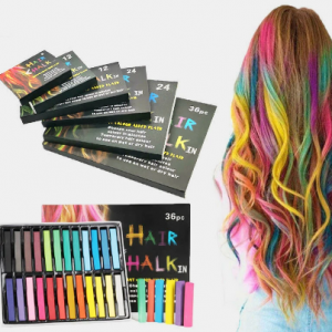 Disposable Hair Dye Pen Non-Toxic Hair Dye Crayon Chalk Girls Kids Party Cosplay DIY Temporary Styling Tools discountshub
