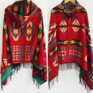 Ethnic Multifunction Bohemian Shawl Scarf Tribal Fringe Hoodies Jacket striped Cardigans blankets Cape shawl tassels Poncho Coat discountshub