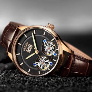 HAIQIN Men's watches Mens Watches top brand luxury Automatic mechanical sport watch men wirstwatch Tourbillon Reloj hombres 2020 discountshub