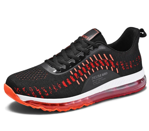 Men Mesh Fabric Braethable Cushioned Comfy Sport Running Shoes discountshub