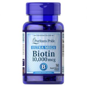 Puritan'S Pride Biotin 10,000 Mcg- Ultra Mega (Faster Hair Growth Vitamins ) discountshub