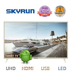 Skyrun Smart 50" LED-50XM/KW02 UHD 4K TV With Free Wall Bracket - Gold discountshub