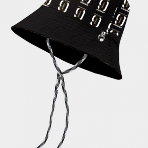 Unisex Cotton Letter Pattern Long-tie Fashion Personality Sunshade Bucket Hat discountshub