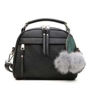 Women's Bag Single Shoulder Messenger Bag Women's Bag-Black discountshub