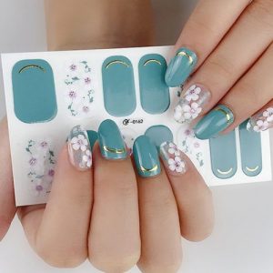 5pcs Mixed Colors DIY Nail Art Tips Decoration Sticker discountshub