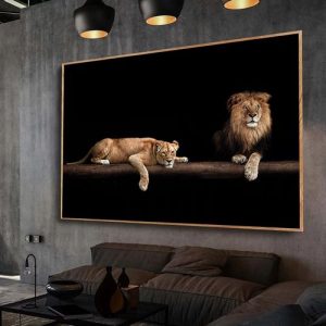 Art Work With Frame (lionking) discountshub