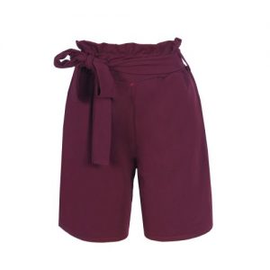 High Waist Short - Wine discountshub