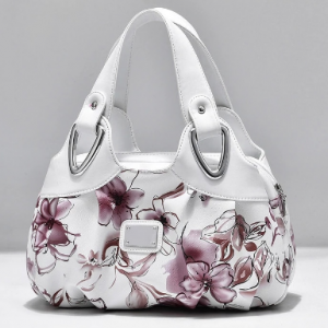 Luxury Handbag Women Printing PU Leather Handle Bag Fashion Brand Lady Tote Big Capacity Shoulder Bag Shopping Purse discountshub