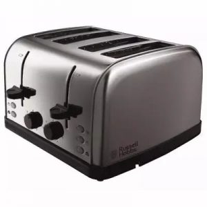 Russell Hobbs 4 Slice Toaster Stainless Steel discountshub