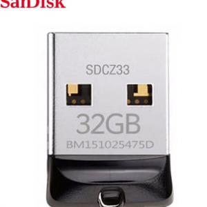 SanDisk USB Flash Drive Cruzer Fit CZ33 64GB 32GB 16GB Super Mini Pen Drive USB 2.0 Memory Stick 8GB U Disk discountshub