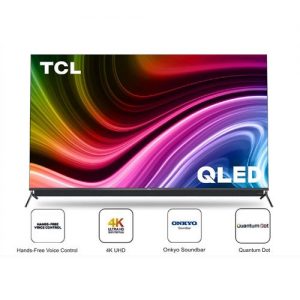 TCL 65-Inch QLED 4K Android Smart AI TV With Onkyo Speakers discountshub