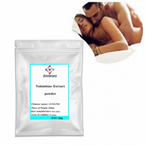 Top quality raw material sex powder 98% yohimbine bark extract yohimbine hydrochloride/hcl powder Improve sexual function discountshub